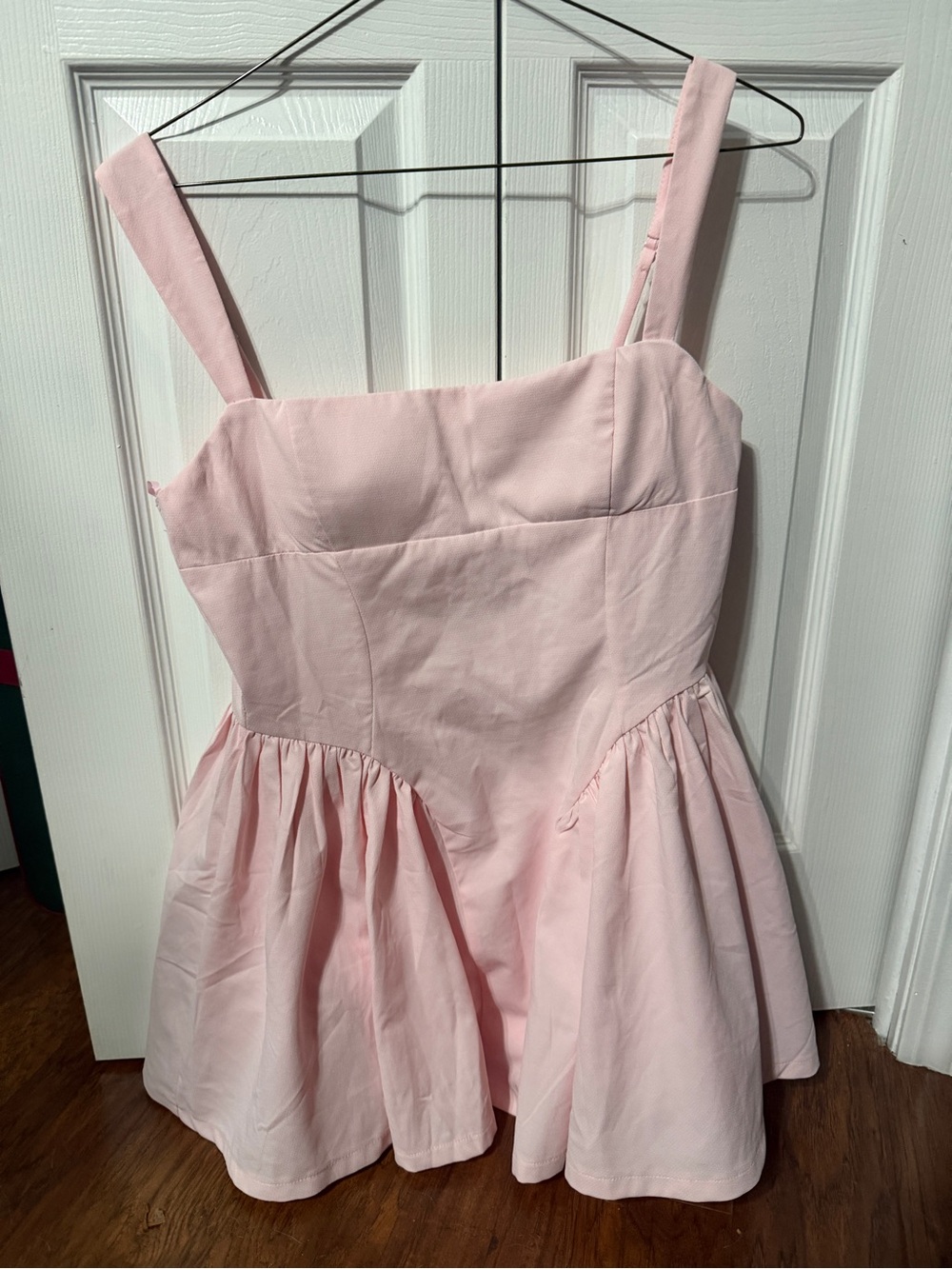 Windsor Light Pink Sleeveless Fit-and-Flare One-Piece